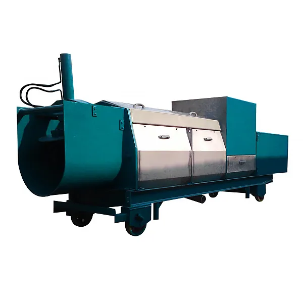 Sola máquina de la prensa de tornillo, desecación de la basura de comida automática para el proceso en gran - Exprimidor - foodmachtech